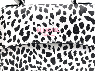 TOREBKA DAMSKA BLUGIRL BLUMARINE CROSSBODY MACULA OFF BIAŁOCZARNA