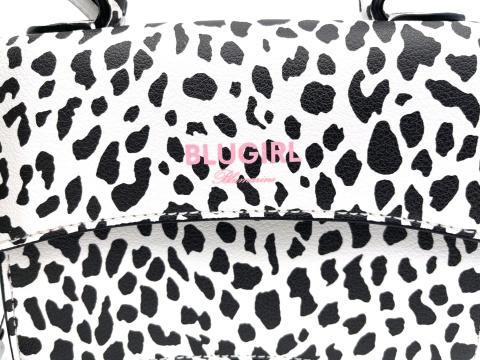 TOREBKA DAMSKA BLUGIRL BLUMARINE CROSSBODY MACULA OFF BIAŁOCZARNA TOREBKA DAMSKA BLUGIRL BLUMARINE CROSSBODY MACULA OFF BIAŁOCZARNA