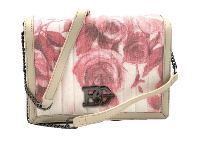 TOREBKA DAMSKA NA RAMIĘ Z ŁAŃCUSZKIEM LISTONOSZKA BLUGIRL BLUMARINE CROSSBODY ROSA SOFT