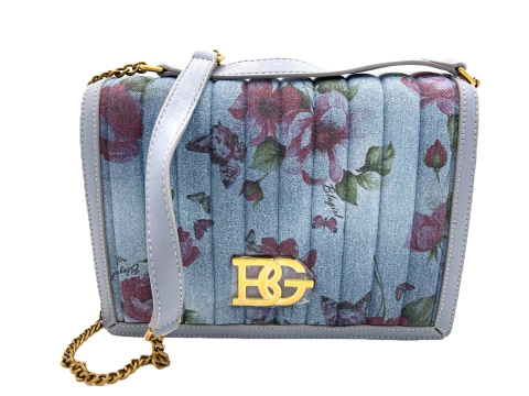 TOREBKA DAMSKA BLUGIRL BLUMARINE CROSSBODY ROSE INDACO LISTONOSZKA NIEBIESKA TOREBKA DAMSKA BLUGIRL BLUMARINE CROSSBODY ROSE INDACO LISTONOSZKA NIEBIESKA