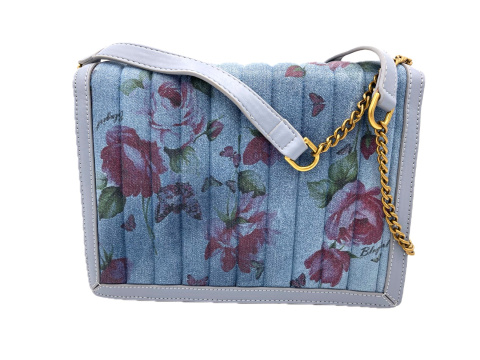 TOREBKA DAMSKA BLUGIRL BLUMARINE CROSSBODY ROSE INDACO LISTONOSZKA NIEBIESKA TOREBKA DAMSKA BLUGIRL BLUMARINE CROSSBODY ROSE INDACO LISTONOSZKA NIEBIESKA