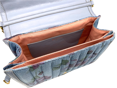 TOREBKA DAMSKA BLUGIRL BLUMARINE CROSSBODY ROSE INDACO LISTONOSZKA NIEBIESKA TOREBKA DAMSKA BLUGIRL BLUMARINE CROSSBODY ROSE INDACO LISTONOSZKA NIEBIESKA