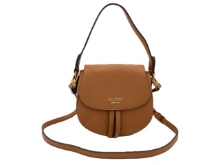 TOREBKA DAMSKA BLUGIRL BLUMARINE CROSSBODY SADDLE LISTONOSZKA BRĄZOWA