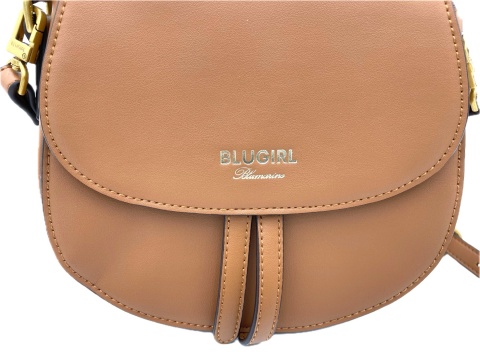 TOREBKA DAMSKA BLUGIRL BLUMARINE CROSSBODY SADDLE LISTONOSZKA BRĄZOWA TOREBKA DAMSKA BLUGIRL BLUMARINE CROSSBODY SADDLE LISTONOSZKA BRĄZOWA