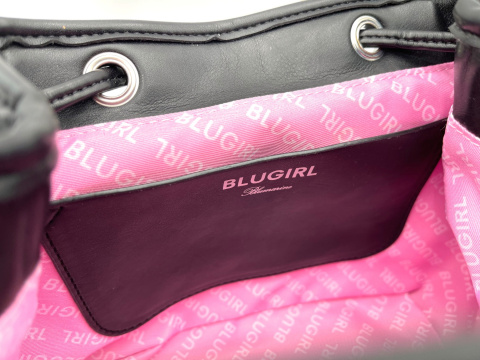 TOREBKA DAMSKA BLUGIRL BLUMARINE MINI PLECAK CZARNY TOREBKA DAMSKA BLUGIRL BLUMARINE MINI PLECAK CZARNY