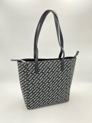 TOREBKA DAMSKA BLUGIRL BLUMARINE SHOPPERKA NERO ALL OVER CZARNA