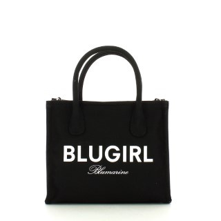 TOREBKA DAMSKA BLUGIRL BLUMARINE TOTE BAG NERO CZARNA TOREBKA DAMSKA BLUGIRL BLUMARINE TOTE BAG NERO CZARNA