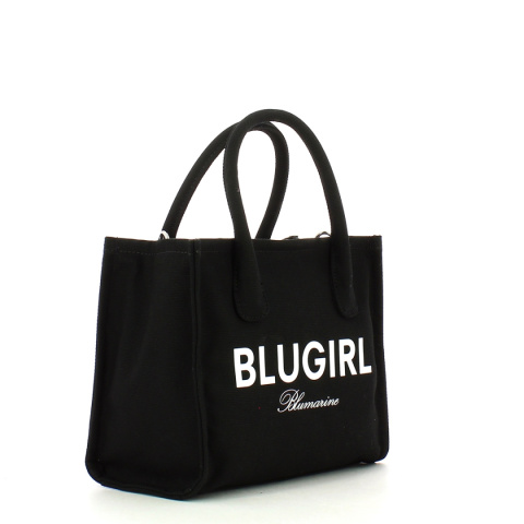 TOREBKA DAMSKA BLUGIRL BLUMARINE TOTE BAG NERO CZARNA TOREBKA DAMSKA BLUGIRL BLUMARINE TOTE BAG NERO CZARNA