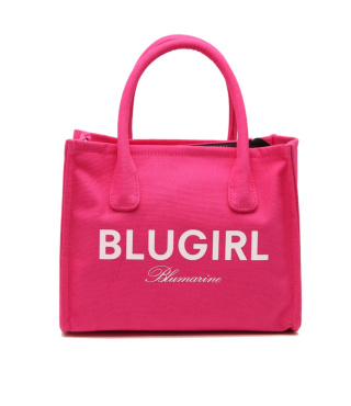 TOREBKA DAMSKA BLUGIRL BLUMARINE TOTE FUCHSIA FLUO RÓŻOWY