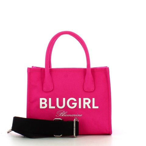 TOREBKA DAMSKA BLUGIRL BLUMARINE TOTE FUCHSIA FLUO RÓŻOWY TOREBKA DAMSKA BLUGIRL BLUMARINE TOTE FUCHSIA FLUO RÓŻOWY