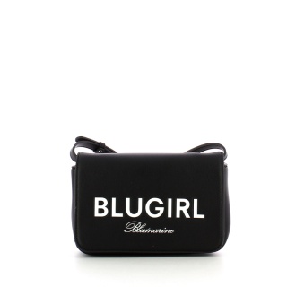 TOREBKA DAMSKA BLUGIRL BLUMARINE BLUGIRL MAXI LOGO CZARNA