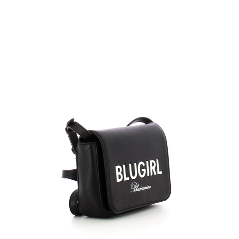 TOREBKA DAMSKA BLUGIRL BLUMARINE BLUGIRL MAXI LOGO CZARNA TOREBKA DAMSKA BLUGIRL BLUMARINE BLUGIRL MAXI LOGO CZARNA