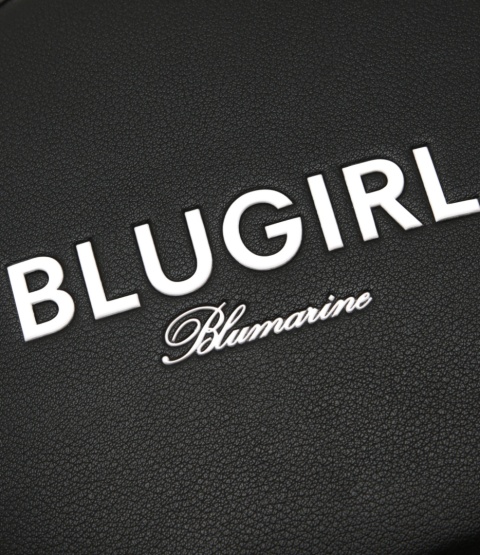 TOREBKA DAMSKA BLUGIRL BLUMARINE BLUGIRL MAXI LOGO CZARNA TOREBKA DAMSKA BLUGIRL BLUMARINE BLUGIRL MAXI LOGO CZARNA