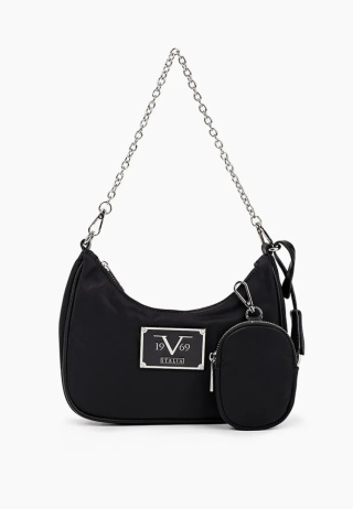 TOREBKA DAMSKA REMY 19V69 ITALIA BY VERSACE BLACK/SILVER CZARNA