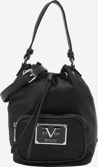 TOREBKA DAMSKA RENEE 19V69 ITALIA BY VERSACE BLACK/SILVER CZARNA