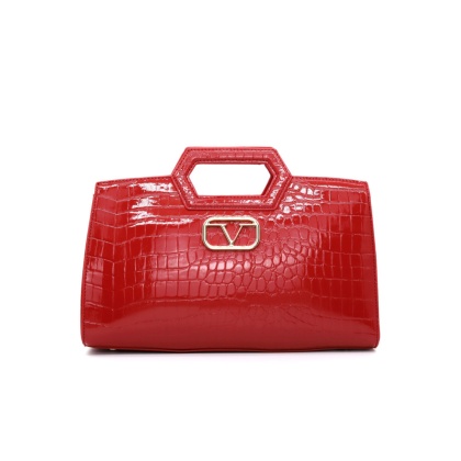 TOREBKA DAMSKA V ITALIA BY VERSACE 19.69 ACROPOLI VC-213-RED CZERWONA