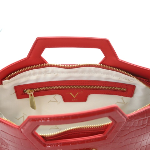 TOREBKA DAMSKA V ITALIA BY VERSACE 19.69 ACROPOLI VC-213-RED CZERWONA