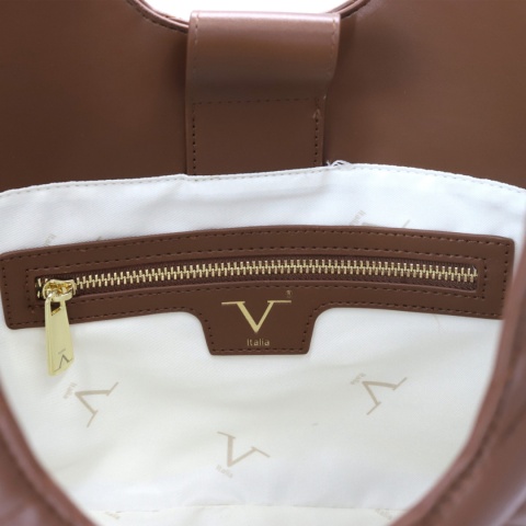 TOREBKA DAMSKA V ITALIA BY VERSACE 19.69 BIARIZZ VT-220-BRW BRĄZOWA TOREBKA DAMSKA V ITALIA BY VERSACE 19.69 BIARIZZ VT-220-BRW BRĄZOWA