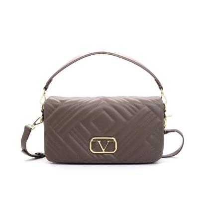 TOREBKA DAMSKA NA RAMIĘ BRĄZOWA V ITALIA BY VERSACE 19.69 MARBELLA VT-205-TOR