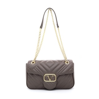 TOREBKA DAMSKA V ITALIA BY VERSACE 19.69 SIVIGLIA VT-206-TOR SZAROBRĄZOWA