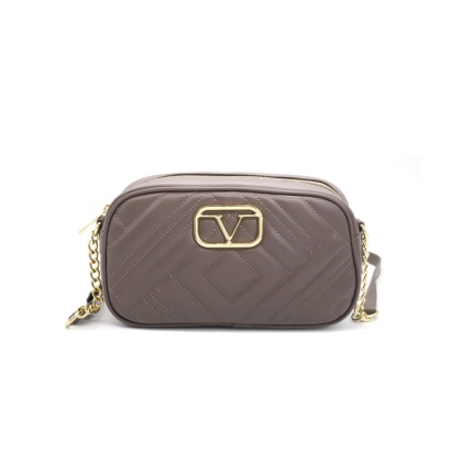 TOREBKA DAMSKA V ITALIA BY VERSACE 19.69 VALENCIA VT-204-TOR SZAROBRĄZOWA