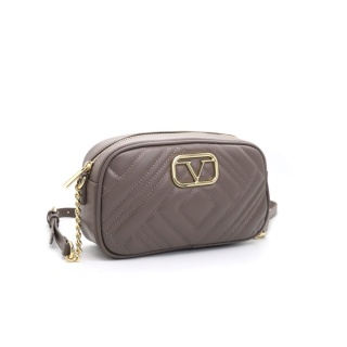 TOREBKA DAMSKA V ITALIA BY VERSACE 19.69 VALENCIA VT-204-TOR SZAROBRĄZOWA