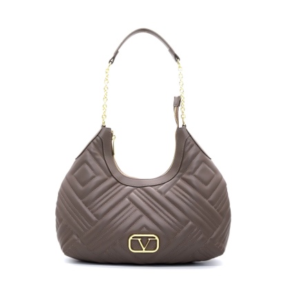 TOREBKA DAMSKA V ITALIA BY VERSACE 19.69 ANTIBES VT-202-TOR SZAROBRĄZOWA