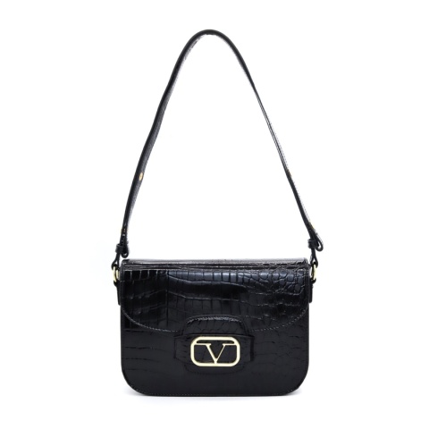 TOREBKA DAMSKA NA RAMIĘ CZARNA V ITALIA BY VERSACE 19.69 HERA VC-209-BLK