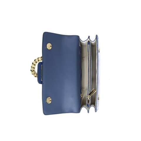 TOREBKA DAMSKA Z ŁAŃCUSZKIEM NIEBIESKA V ITALIA BY VERSACE 19.69 JESOLO VC-210-NAV