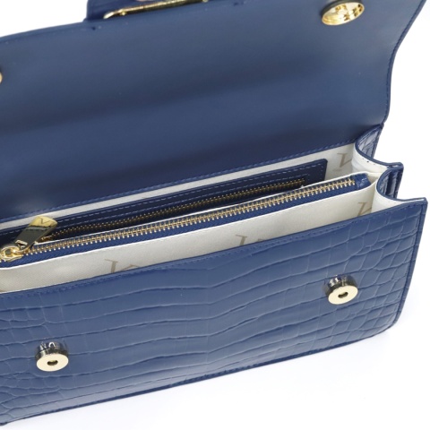 TOREBKA DAMSKA Z ŁAŃCUSZKIEM NIEBIESKA V ITALIA BY VERSACE 19.69 JESOLO VC-210-NAV