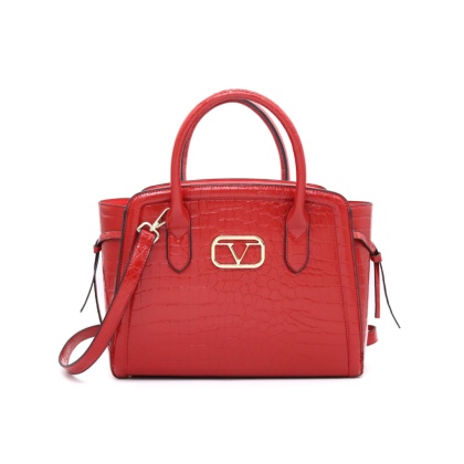 TOREBKA DAMSKA NA RAMIĘ CZERWONA V ITALIA BY VERSACE 19.69 NAXOS VC-211-RED