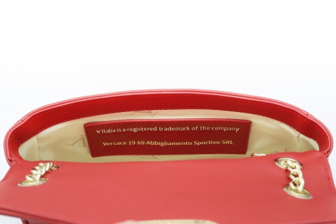 TOREBKA DAMSKA V ITALIA BY VERSACE 19.69 SIVIGLIA VB-206-RED CZERWONA TOREBKA DAMSKA V ITALIA BY VERSACE 19.69 SIVIGLIA VB-206-RED CZERWONA