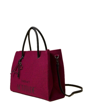 TORBA DAMSKA TWINSET ACTITUDE TOTE BAG RASPBERRY RADIANC BORDOWA