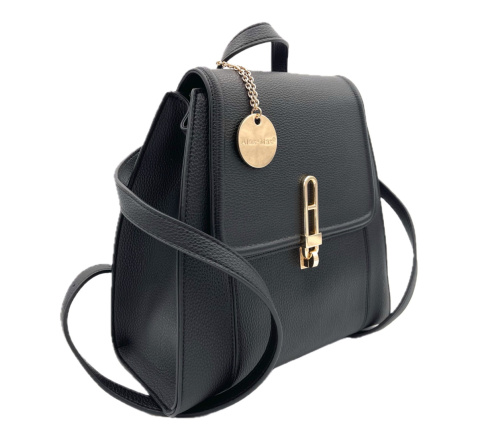 PLECAK DAMSKI MIEJSKI CZARNY ALEX MAX BLACK