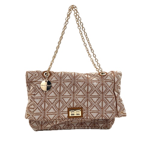 TOREBKA DAMSKA ALEX MAX BEIGE/COFFE BEŻOWA TOREBKA DAMSKA ALEX MAX BEIGE/COFFE BEŻOWA