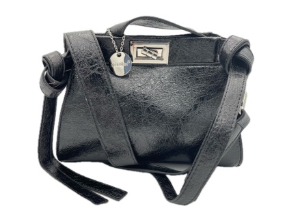 TOREBKA DAMSKA NA RAMIĘ CZARNA ALEX MAX BLACK