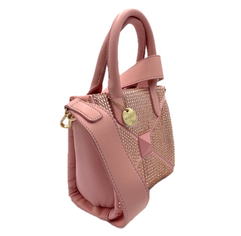 TOREBKA DAMSKA ALEX MAX PINK RÓŻOWA Z KRYSZTAŁKAMI TOREBKA DAMSKA ALEX MAX PINK RÓŻOWA Z KRYSZTAŁKAMI