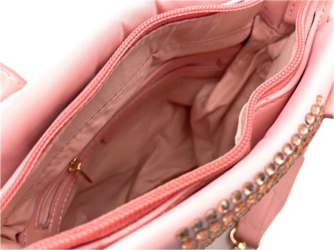 TOREBKA DAMSKA ALEX MAX PINK RÓŻOWA Z KRYSZTAŁKAMI TOREBKA DAMSKA ALEX MAX PINK RÓŻOWA Z KRYSZTAŁKAMI