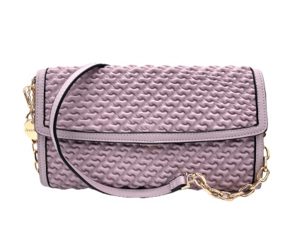 TOREBKA DAMSKA Z ŁAŃCUSZKEM KOPERTÓWKA FIOLETOWA ALEX MAX PURPLE