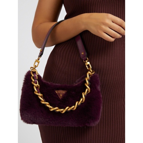 TOREBKA DAMSKA GUESS MORADA MINI BORDOWY