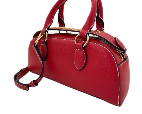 TOREBKA DAMSKA NA RAMIĘ CZERWONA Z ĆWIEKAMI LOVE MOSCHINO JC4205PP0GKG0500