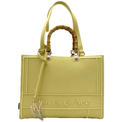 TOREBKA DAMSKA SHOPPER ŻÓŁTA MANILA GRACE SHOPPING SMALL GIALLO