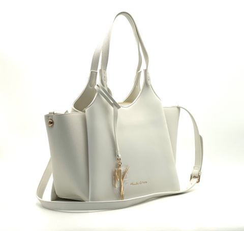 TOREBKA DAMSKA MANILA GRACE TOTE MEDIUM BIANCO BIAŁA TOREBKA DAMSKA MANILA GRACE TOTE MEDIUM BIANCO BIAŁA