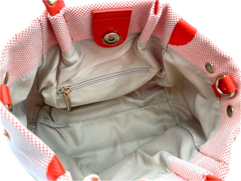 TOREBKA DAMSKA MANILA GRACE TOTE SMALL ARANCIO TORBA POMARAŃCZOWA