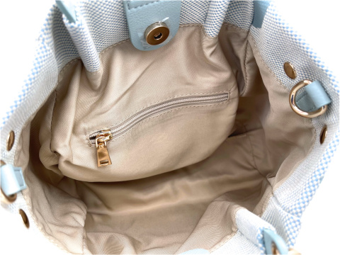 TOREBKA DAMSKA MANILA GRACE TOTE SMALL POLVERE TORBA NIEBIESKA