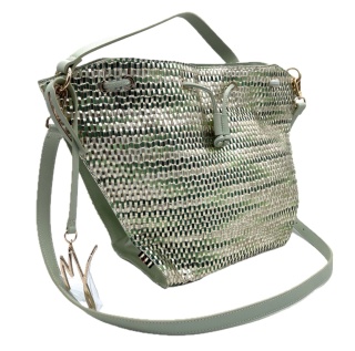 TOREBKA DAMSKA MANILA GRACE BUCKET VERDE ACQUA KUBEŁEK ZIELONY