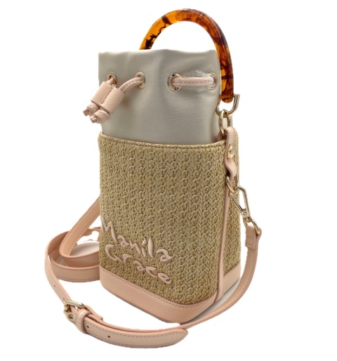 TOREBKA DAMSKA MANILA GRACE BUCKET PETIT BEŻOWA TOREBKA DAMSKA MANILA GRACE BUCKET PETIT BEŻOWA
