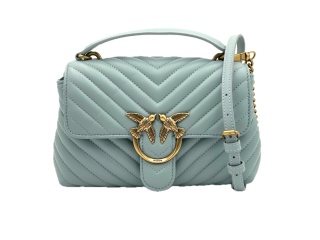 TOREBKA DAMSKA PINKO LOVE LADY PUFF MINI CL SHEEP NAPPA C BUMA GRIGIO-ANTI NIEBIESKA