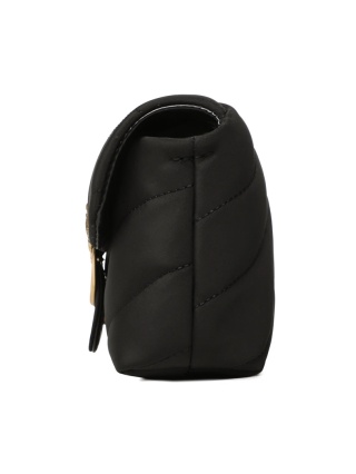 TOREBKA DAMSKA PINKO LOVE BABY PUFF C RECYCLED NYLON NERO-ANTIQE GOLD CZARNA