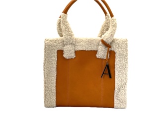 TOREBKA SHOPPER Z FUTERKIEM TWINSET ACTITUDE TOTE CUOIO Z FUTERKIEM